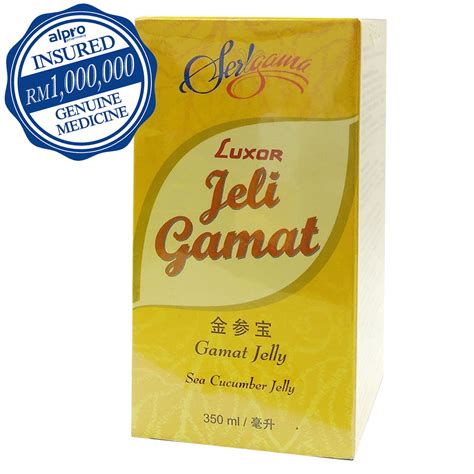 Luxor Jeli Gamat 350ml (sea Cucumber Jelly) - Alpro Pharmacy