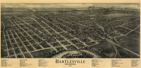 Historic Map - Bartlesville, OK - 1917 | World Maps Online