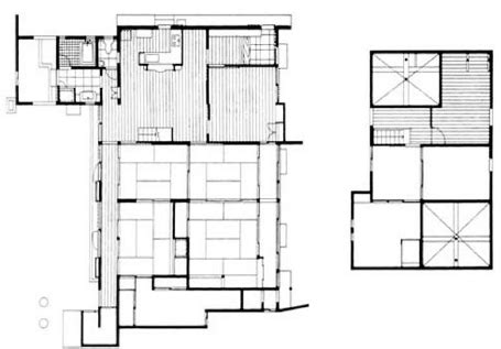 The layout of ground and first floor, "A Traditional Japanese house ...