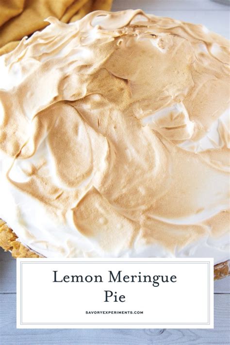 BEST Classic Lemon Meringue Pie - Tips & Tricks for Making an Easy Pie