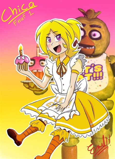 Fnaf Chica Fan Art by Emil-Inze.deviantart.com on @DeviantArt ...