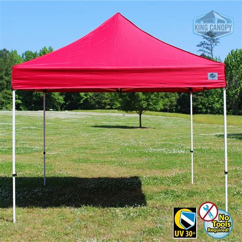 King Canopy FESTIVAL 10X10 Instant Pop Up Tent w/ RED Cover - Walmart ...