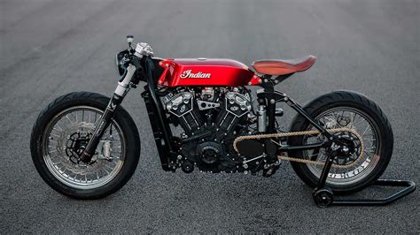 This Custom Indian Motorcycle Scout Bobber Looks Like A Scout Bobber On ...