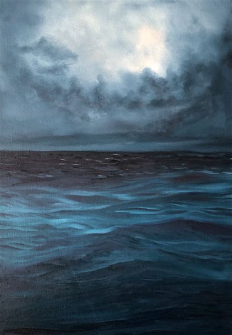 Dark waters Painting by Kate Dannyk - Jose Art Gallery