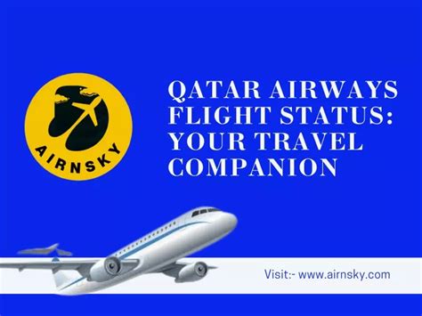 PPT - Qatar Airways Flight Status Your Travel Companion PowerPoint ...