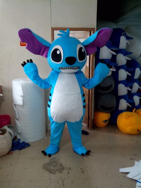 Stitch Mascot Costume of Lilo Stitch Fancy Dress Outfit Adult Size ...