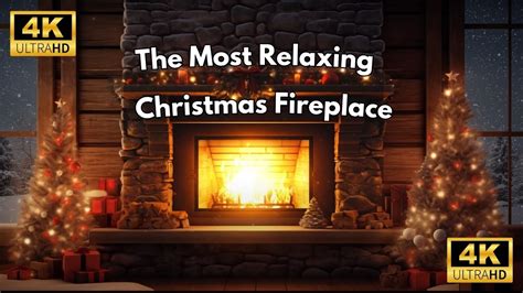 4K The Most Relaxing Christmas Fireplace 4K - YouTube