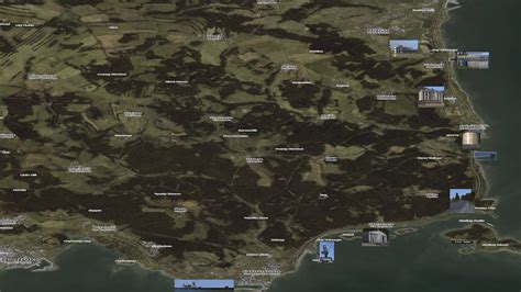 For new players: nearest landmarks to common spawn locations - map with ...