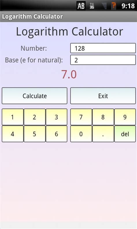 Logarithm Calculator:Amazon.com:Appstore for Android