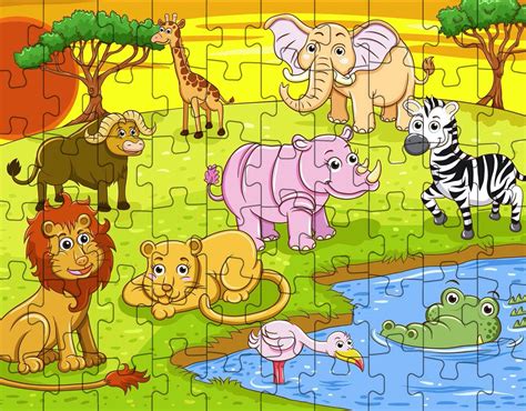 Animals Jigsaw Puzzle ~ Kids Puzzles | 12 to 1000 Pieces | Made in Oz