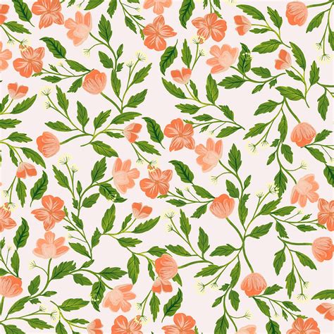 Floral Pattern Textile Design on Behance