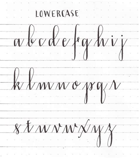 Learn lowercase alphabet | Modern Calligraphy Basics Doodle Art For ...