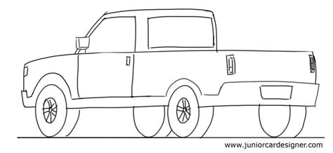 Pickup Truck - Drawing Skill