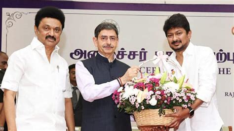 Tami Nadu CM’s son Udhayanidhi Stalin takes oath as minister for sports ...