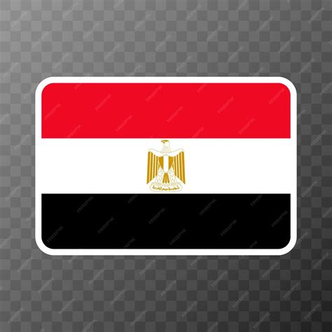 Premium Vector | Egypt flag official colors and proportion Vector ...