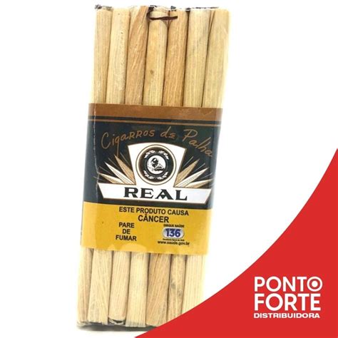 CIGARRO DE PALHA REAL - Ponto Forte Distribuidora