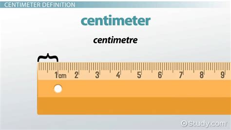 Centimeter Definition, Symbol & Conversion - Lesson | Study.com