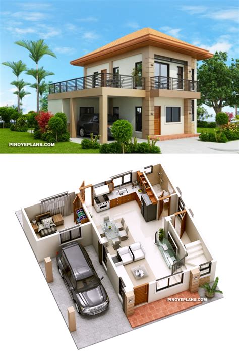 Havana – Two Storey House with Spacious Terrace | Pinoy ePlans ...