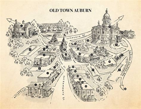 Walking Map | Old Town Auburn