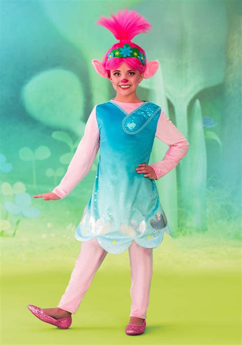 Trolls World Tour Toddlers Deluxe Poppy Costume w/ Leggings