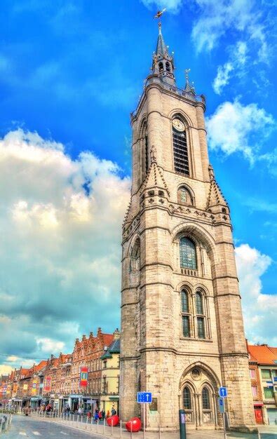 Premium Photo | The belfry of tournai, a unesco world heritage site in ...