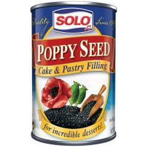 Solo Poppy Seed Filling, 12.5oz - Walmart.com - Walmart.com