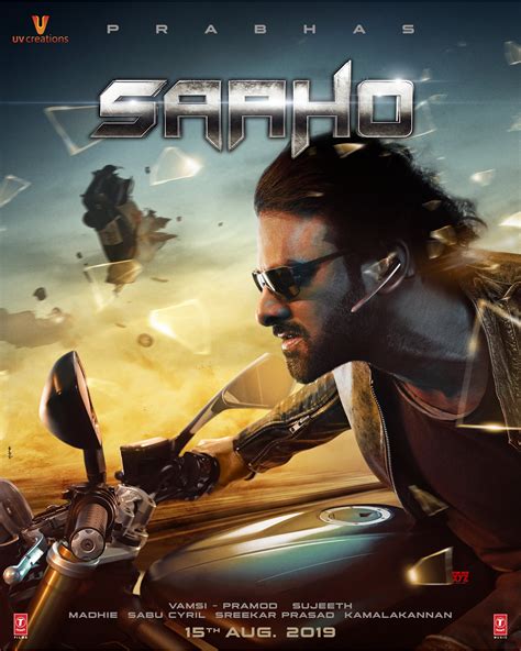 Saaho Movie New Stylish HD Poster - Social News XYZ