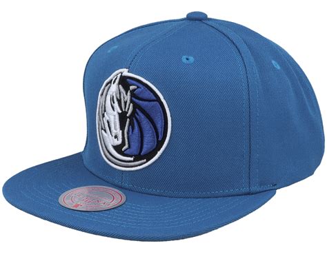 Dallas Mavericks Team Ground 2.0 Blue Snapback - Mitchell & Ness Cap ...