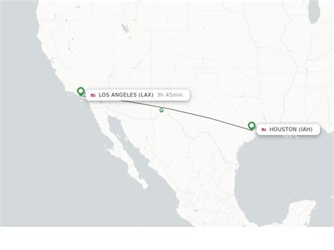 Direct (non-stop) flights from Houston to Los Angeles - schedules ...