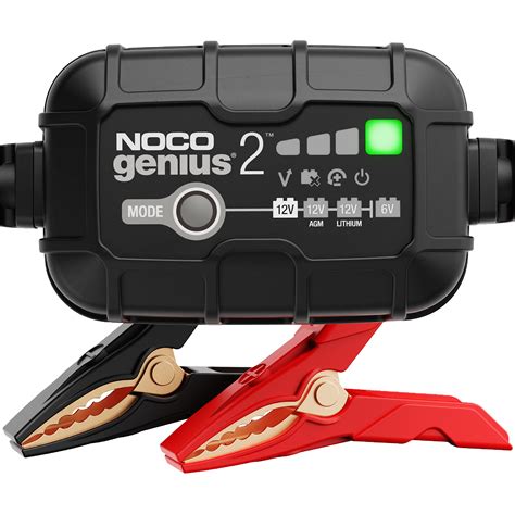 Buy NOCO GENIUS2UK, 2A Car Battery Charger, 6V and 12V Portable Smart ...