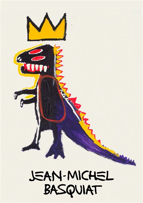 Dinosaur - Jean-Michel Basquiat kunstplakat