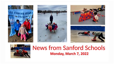 News From Sanford Schools | Sanford School Department