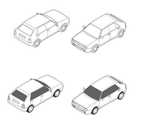 Axonometric View, Axonometric Drawing, Autocad, Isometric Sketch, City ...