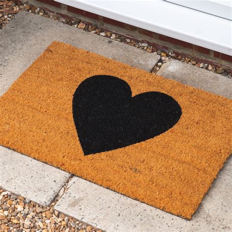 Door Mat Doormats Non Slip Natural Coir Welcome Indoor Outdoor Home ...