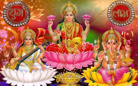 Laxmi Ganesh Saraswati Wallpapers - Top Free Laxmi Ganesh Saraswati ...