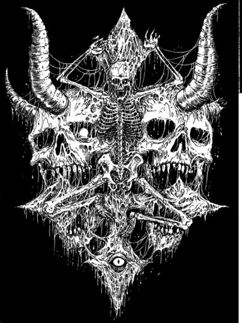 Mark Riddick | Metal posters art, Black metal art, Satanic art