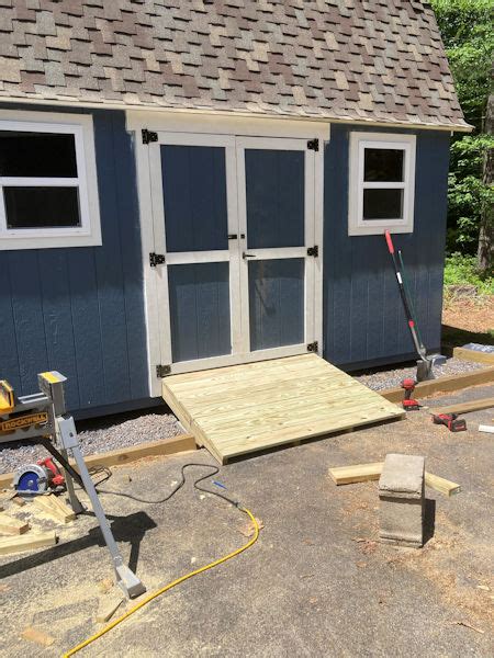 How to build a ramp for a storage shed – Builders Villa