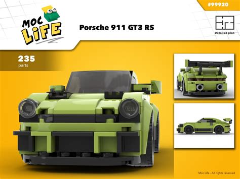 Lego® Instructions Porsche 911 GT3 RS