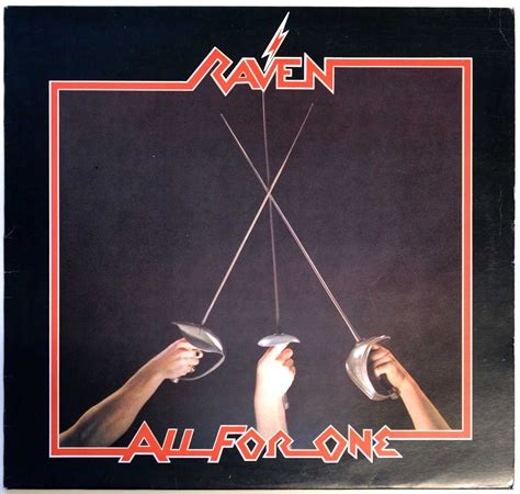 RAVEN All For One Italy NWOBHM Heavy Metal Album Cover Gallery & 12 ...