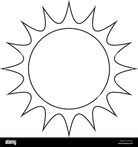 sun vector symbol icon design. illustration isolated on white ...