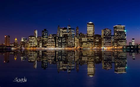 Manhattan Night Skyline, HD World, 4k Wallpapers, Images, Backgrounds ...