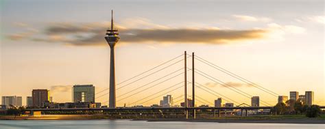 Düsseldorf, Skyline Sunset - a photo on Flickriver