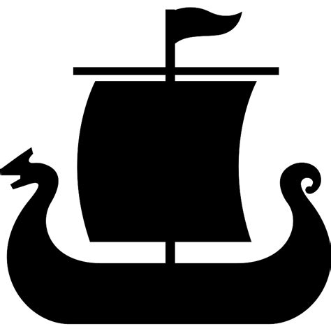 Viking Ship Vector SVG Icon - SVG Repo