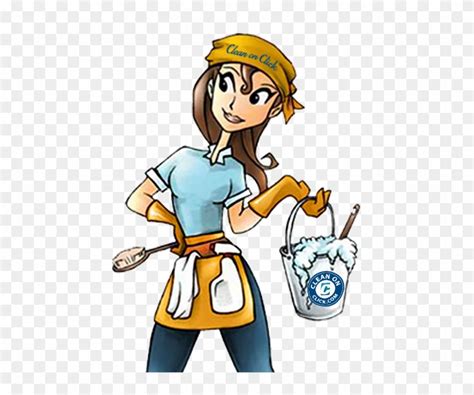 Transparent Cleaning Lady Clipart - Goimages Ora