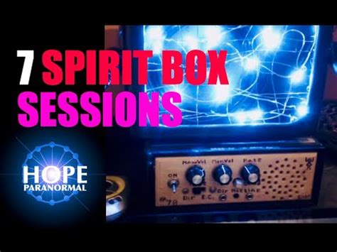 7 Spirit Box Sessions - YouTube