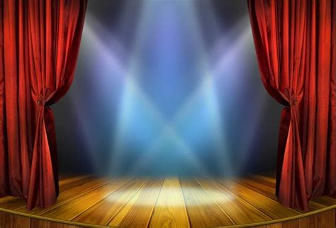 Electronics MME 10X7ft Wooden Floor Red Curtain Stage Backdrop Music ...