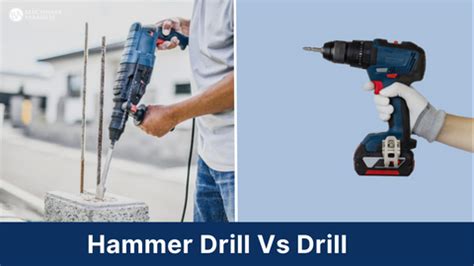 Hammer Drill Vs Drill - Benchmark Abrasives