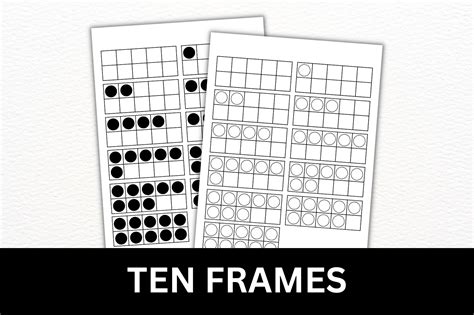 Ten Frames Cliparts Graphic by atlasart · Creative Fabrica