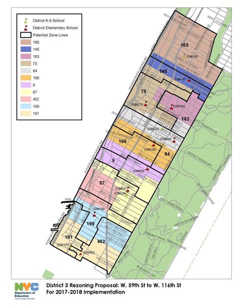 School District Map Manhattan Nyc