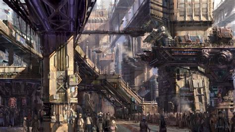 sci fi, Futuristic, City, Cities, Art, Artwork Wallpapers HD / Desktop ...